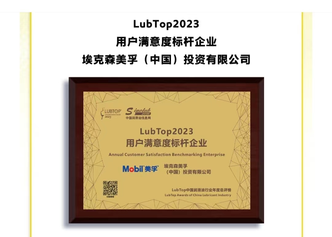 LubTop2023用户满意度标杆企业